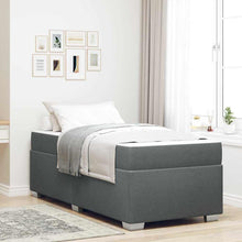 Bedframe Anders Donkergrijs 90 x 200 cm Stof