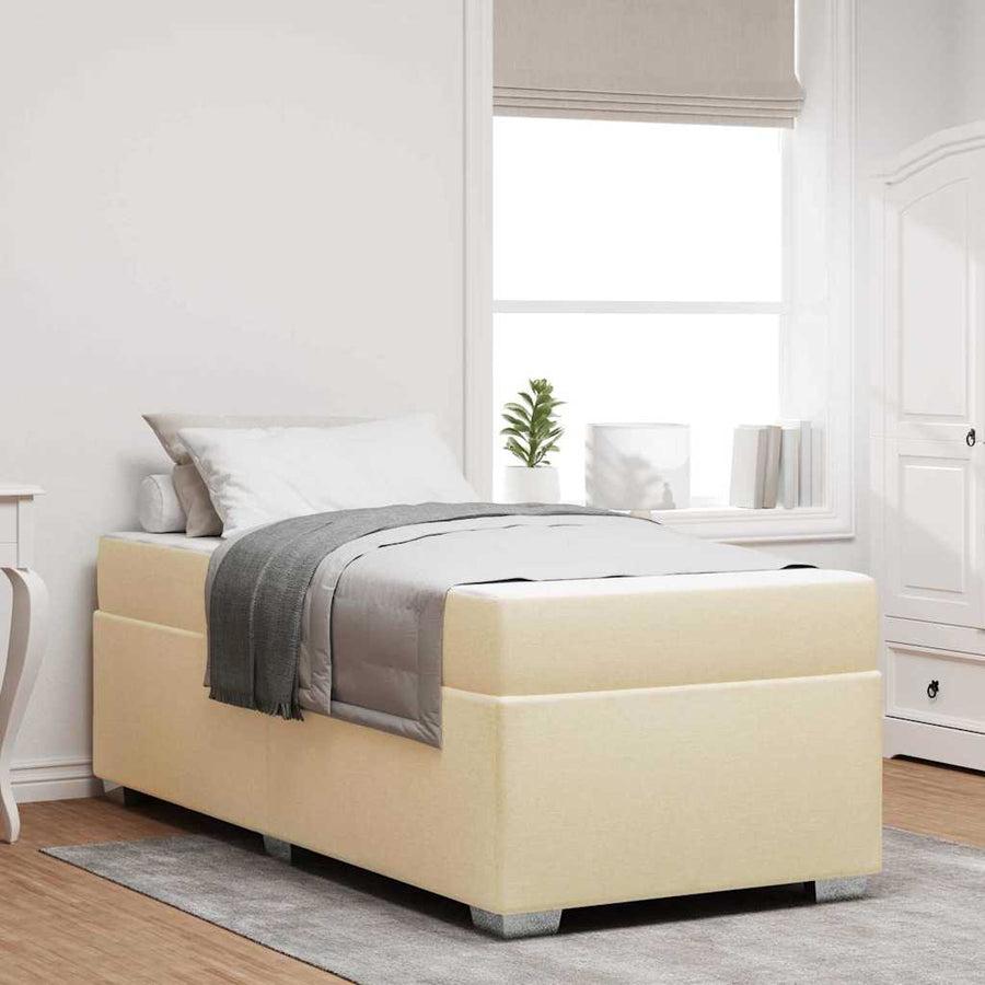 Bedframe Anders Crème 90 x 200 cm Stof