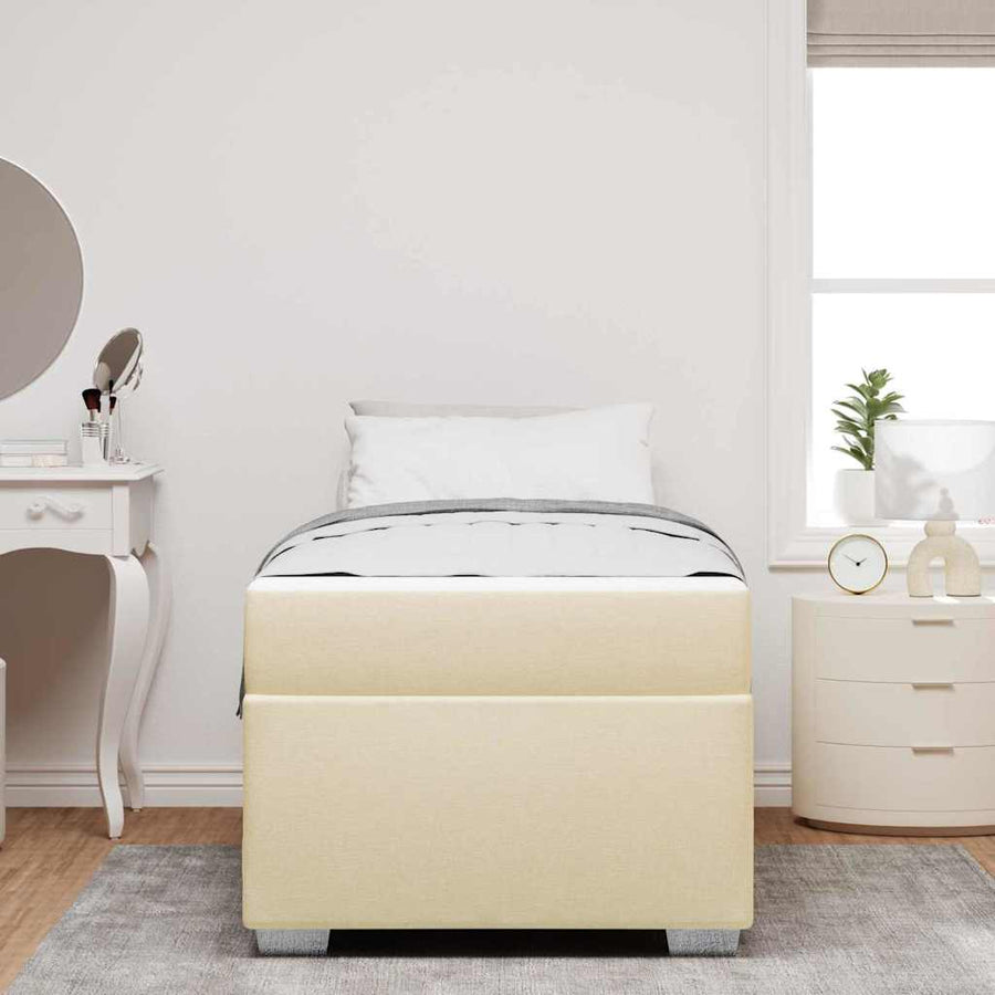 Bedframe Anders Crème 90 x 200 cm Stof