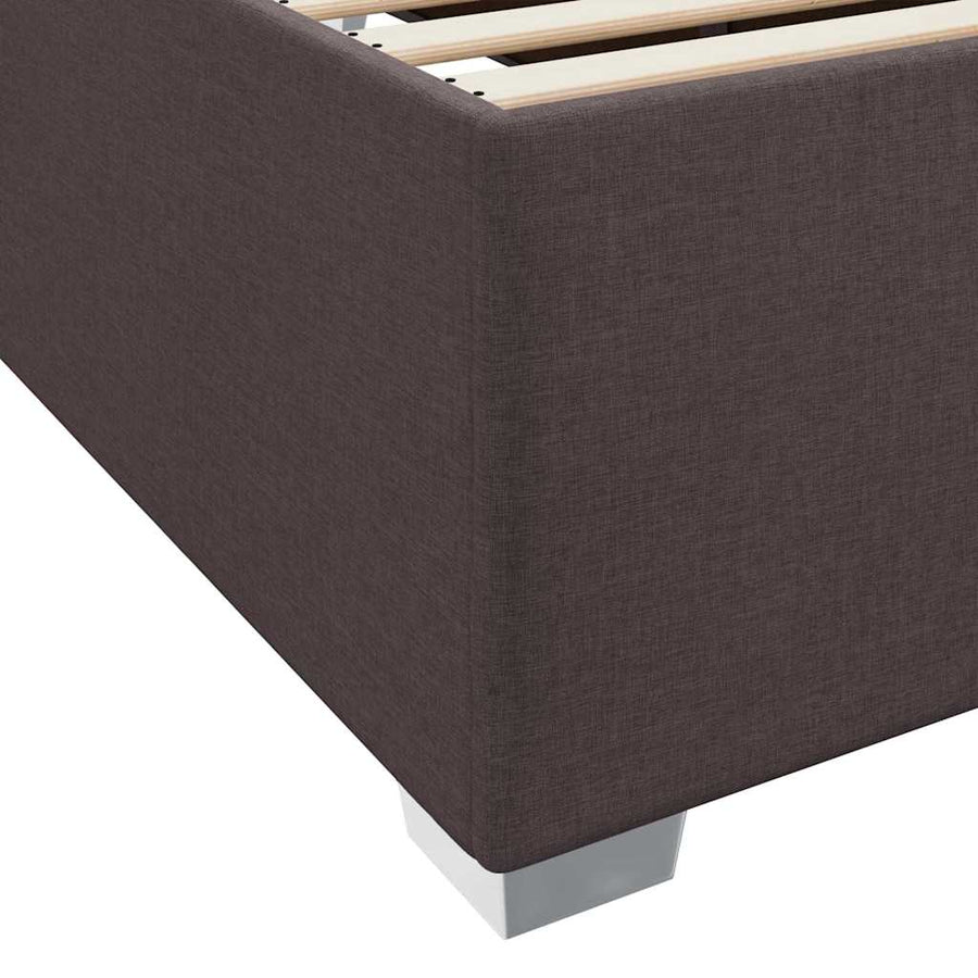 Bedframe Anders Donkerbruin 100 x 200 cm Stof