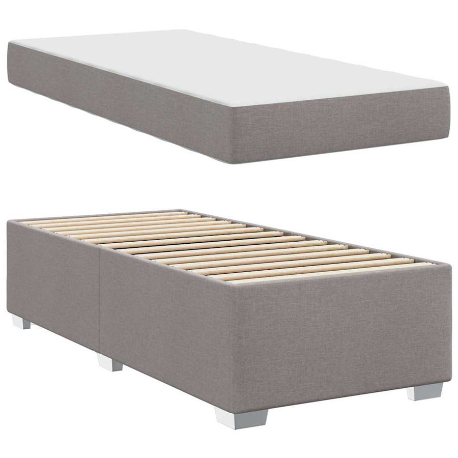 Bedframe Anders Taupe 100 x 200 cm Stof
