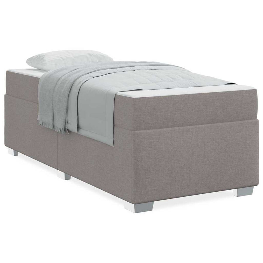 Bedframe Anders Taupe 100 x 200 cm Stof