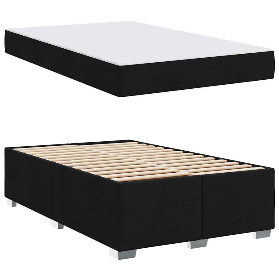 Bedframe Anders Zwart 120 x 190 cm Stof