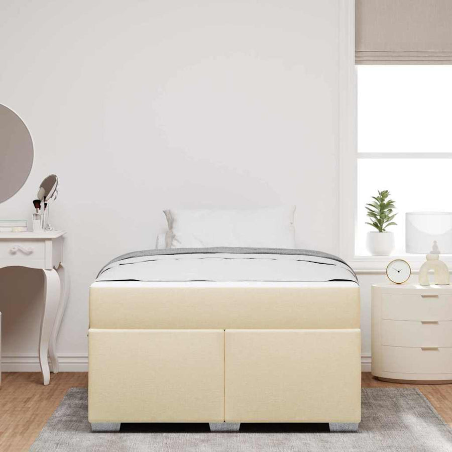 Bedframe Anders Crème 120 x 190 cm Stof