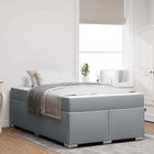 Bedframe 120x200 cm lichtgrijs stof