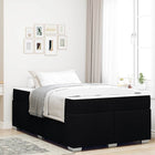 Bedframe 120x200 cm stof zwart