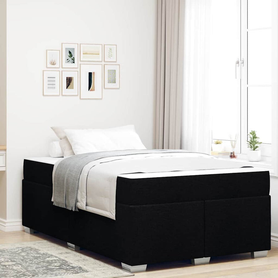 Bedframe Anders Zwart 120 x 200 cm Stof