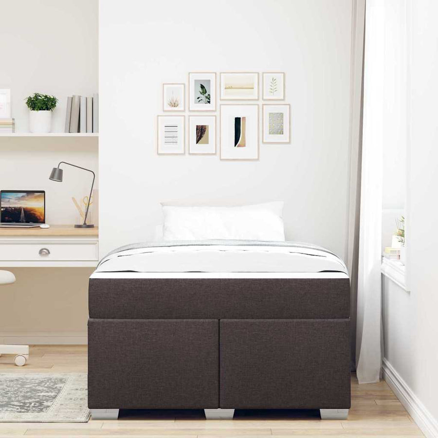 Bedframe Anders Donkerbruin 120 x 200 cm Stof