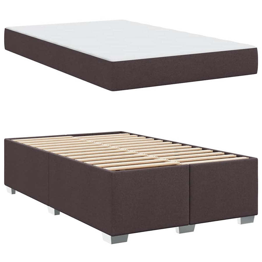 Bedframe Anders Donkerbruin 120 x 200 cm Stof