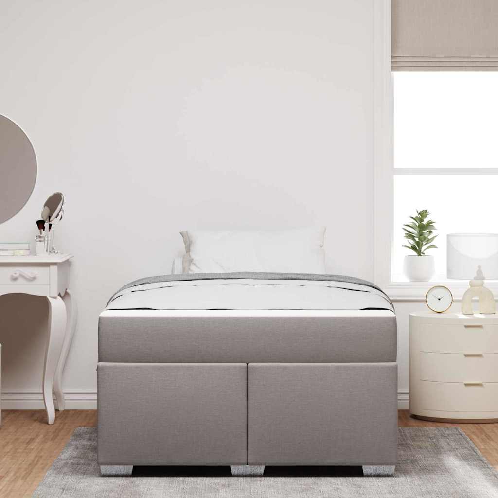 Bedframe Anders Taupe 120 x 200 cm Stof