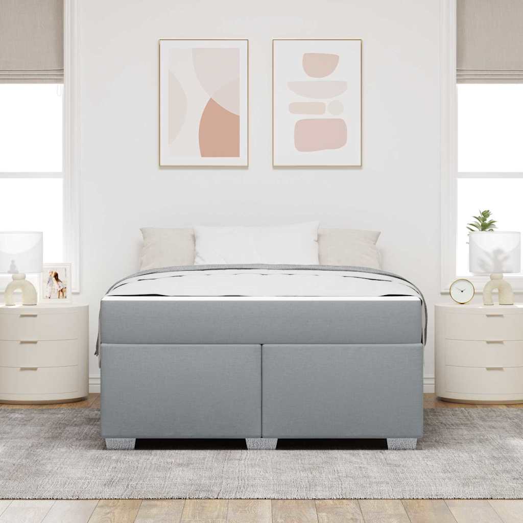 Bedframe Anders Lichtgrijs 140 x 200 cm Stof