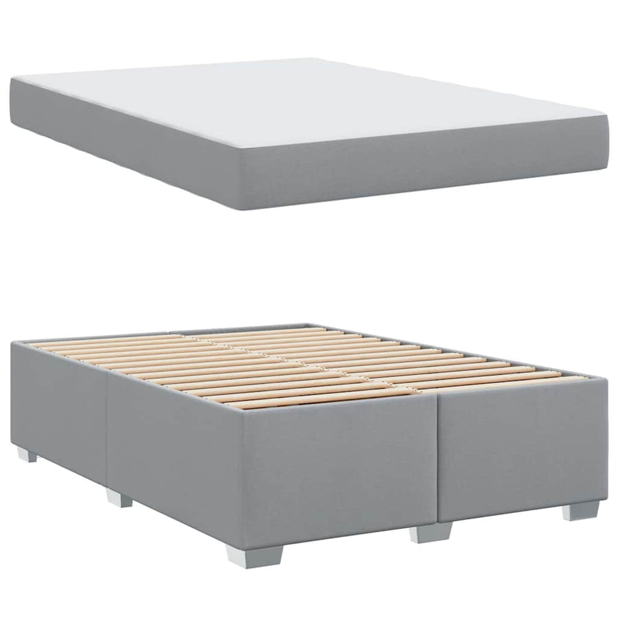 Bedframe Anders Lichtgrijs 140 x 200 cm Stof