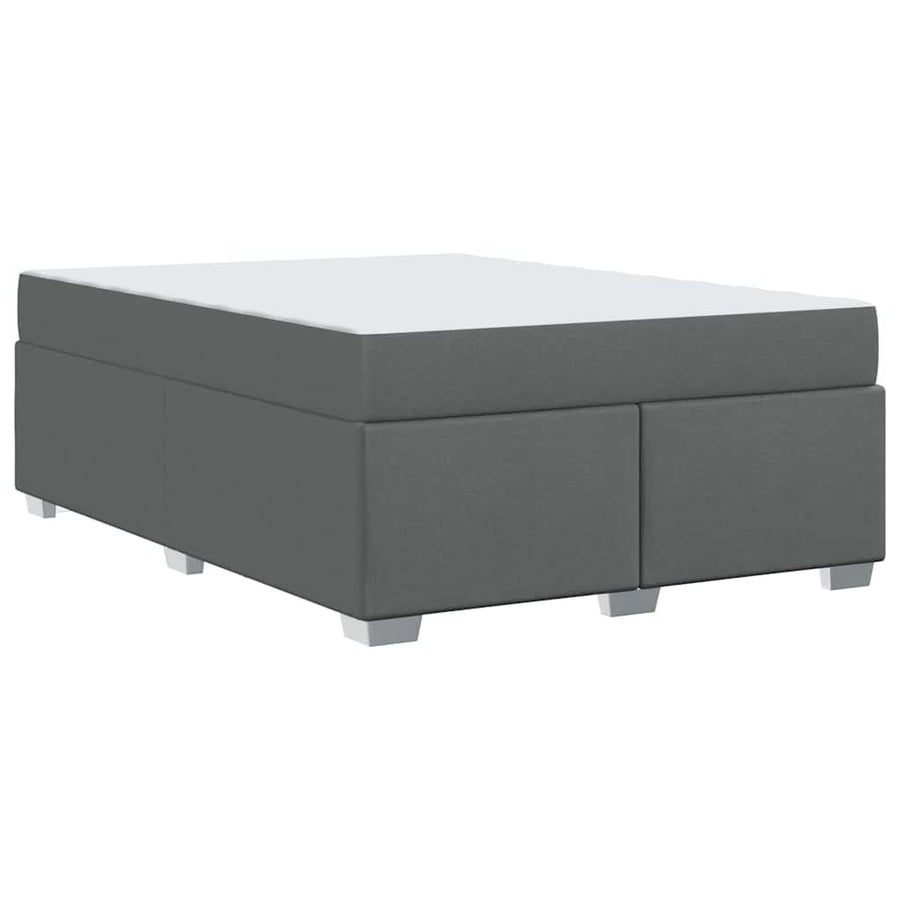 Bedframe Anders Donkergrijs 140 x 200 cm Stof