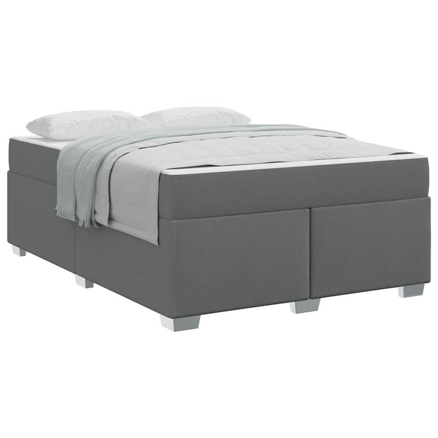 Bedframe Anders Donkergrijs 140 x 200 cm Stof