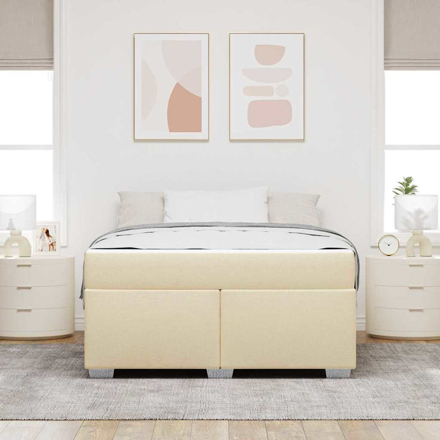 Bedframe Anders Crème 140 x 200 cm Stof