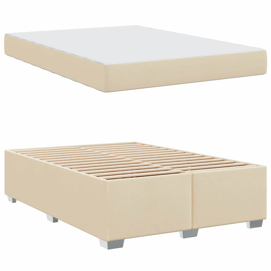 Bedframe Anders Crème 140 x 200 cm Stof