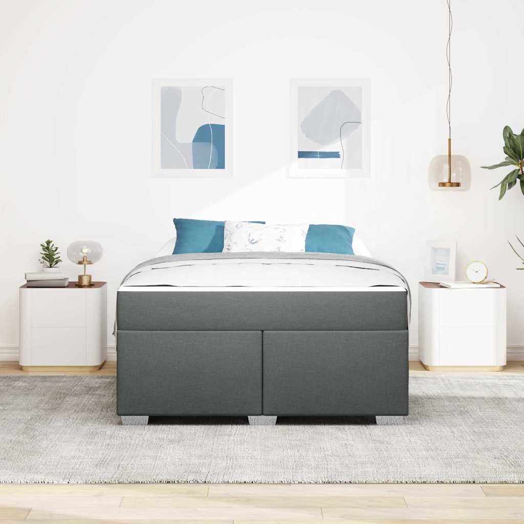 Bedframe Anders Donkergrijs 160 x 200 cm Stof