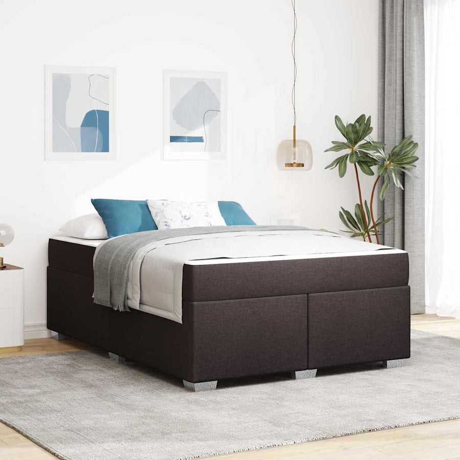 Bedframe Anders Donkerbruin 160 x 200 cm Stof
