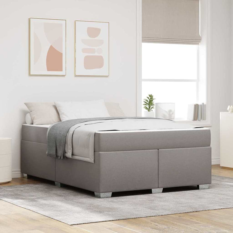 Bedframe Anders Taupe 160 x 200 cm Stof