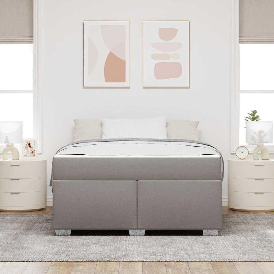 Bedframe Anders Taupe 160 x 200 cm Stof