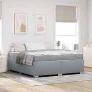 Bedframe lichtgrijs 180x200 cm stof