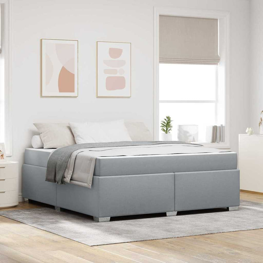 Bedframe Anders Lichtgrijs 180 x 200 cm Stof