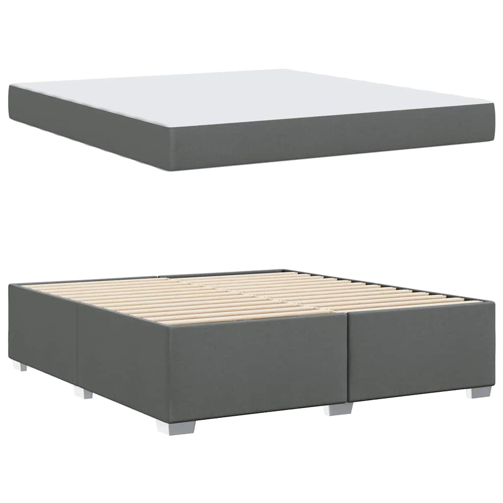 Bedframe Anders Donkergrijs 180 x 200 cm Stof