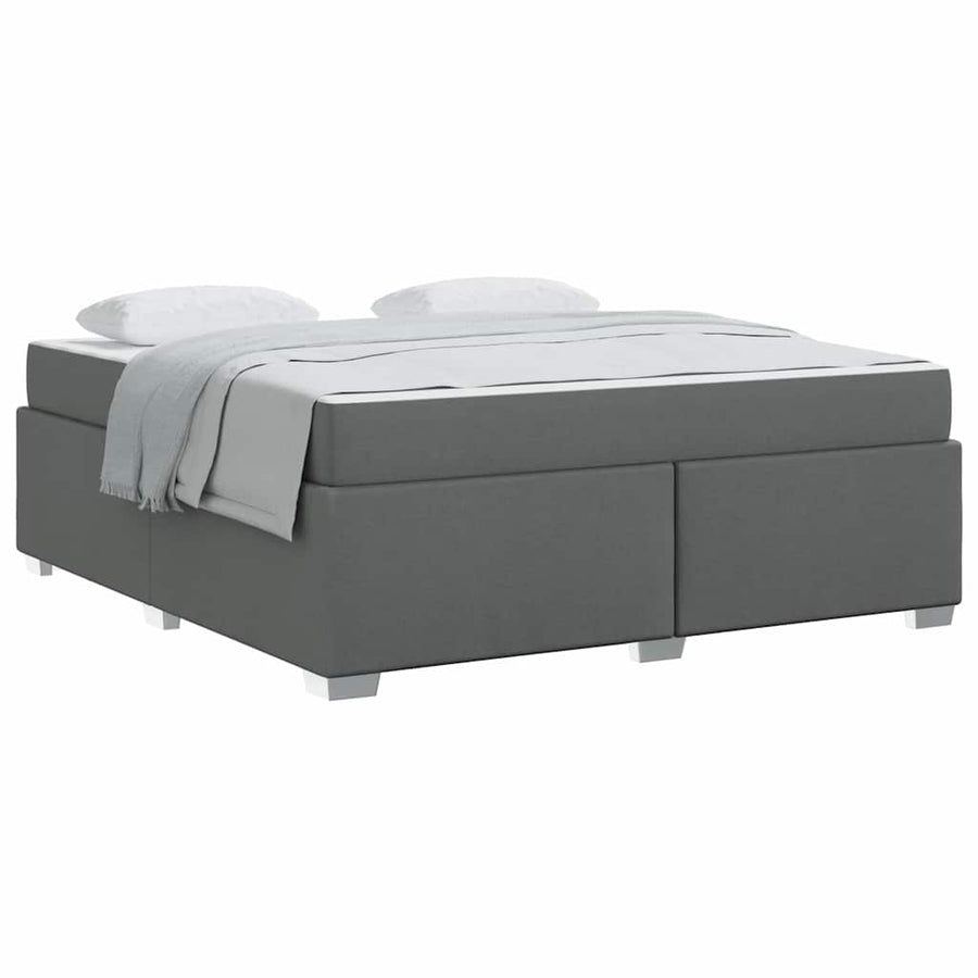 Bedframe Anders Donkergrijs 180 x 200 cm Stof