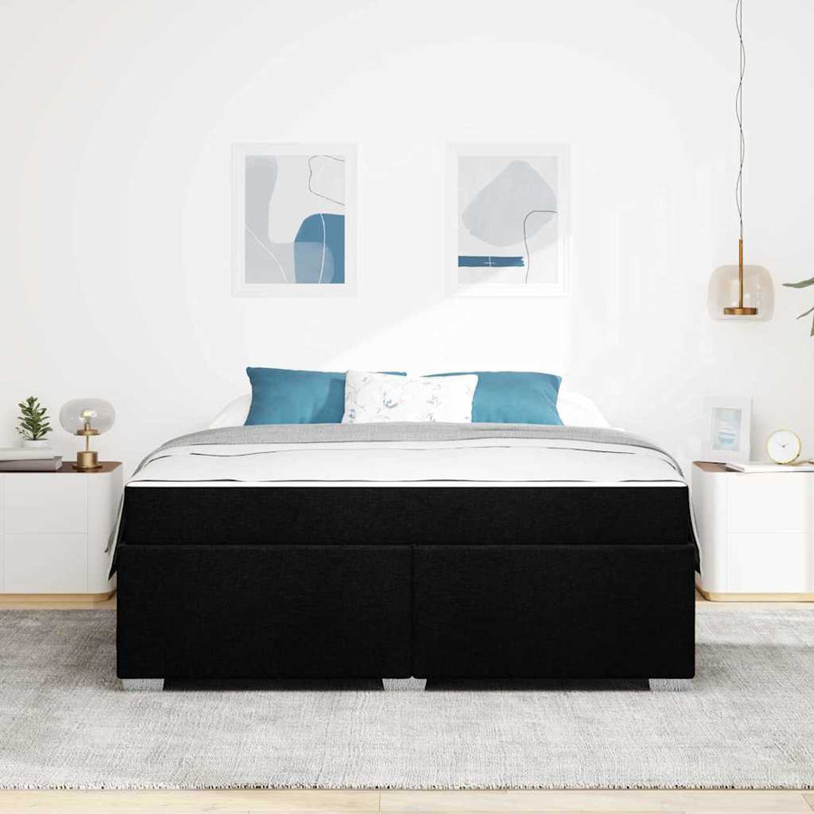 Bedframe Anders Zwart 180 x 200 cm Stof
