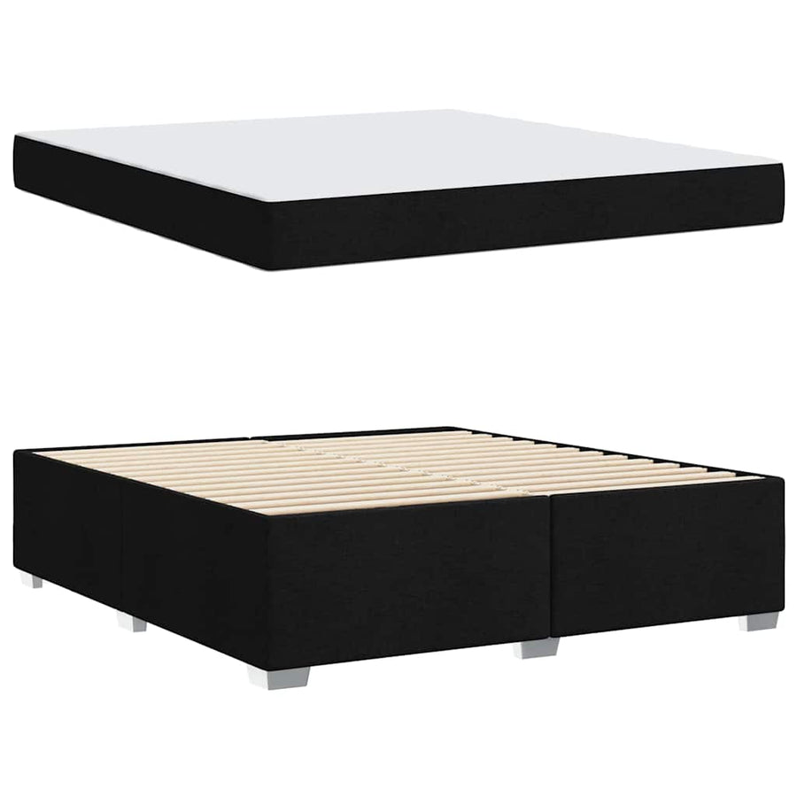 Bedframe Anders Zwart 180 x 200 cm Stof