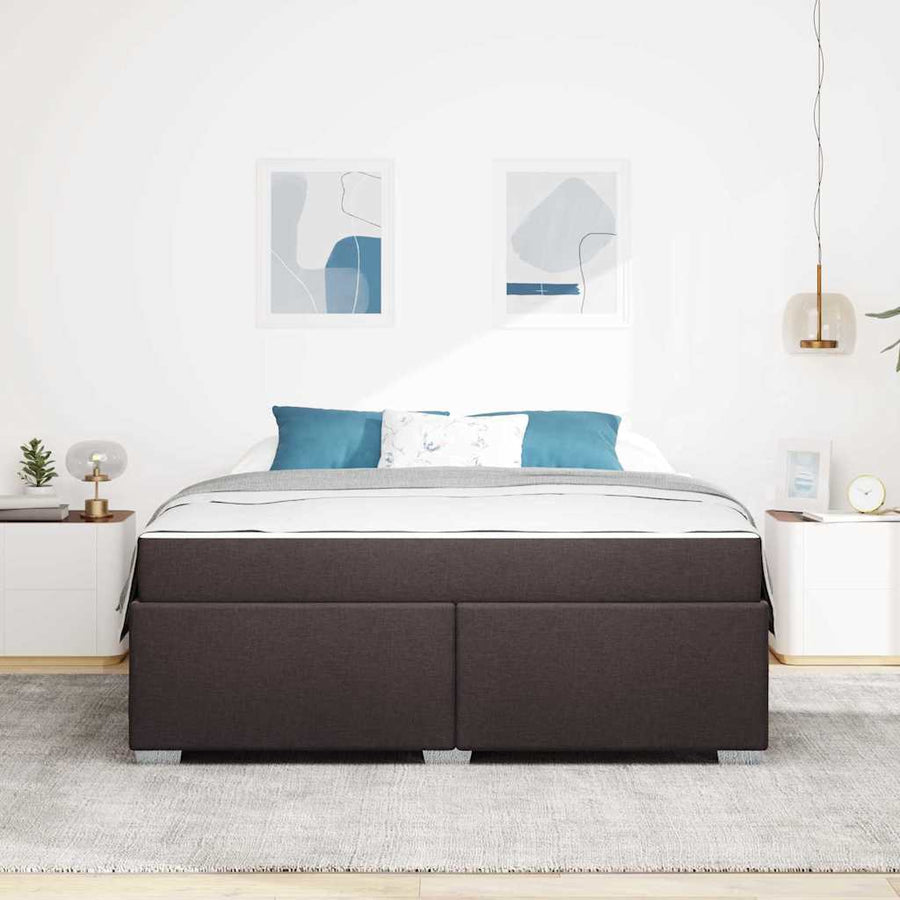 Bedframe Anders Donkerbruin 180 x 200 cm Stof