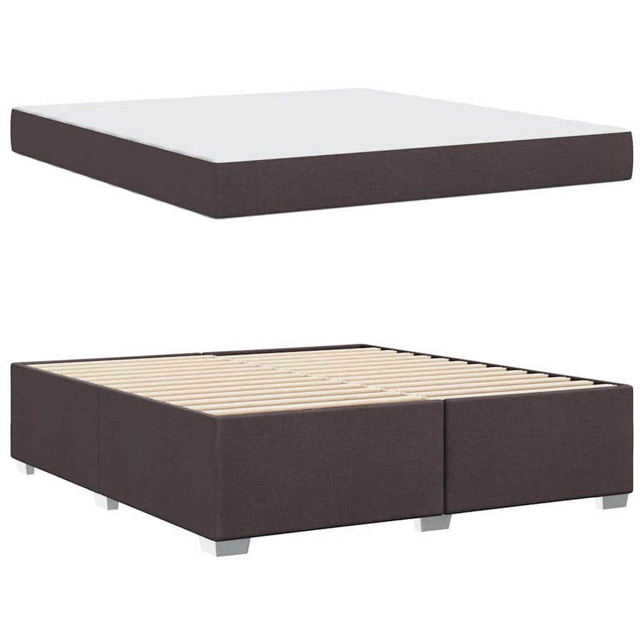 Bedframe Anders Donkerbruin 180 x 200 cm Stof