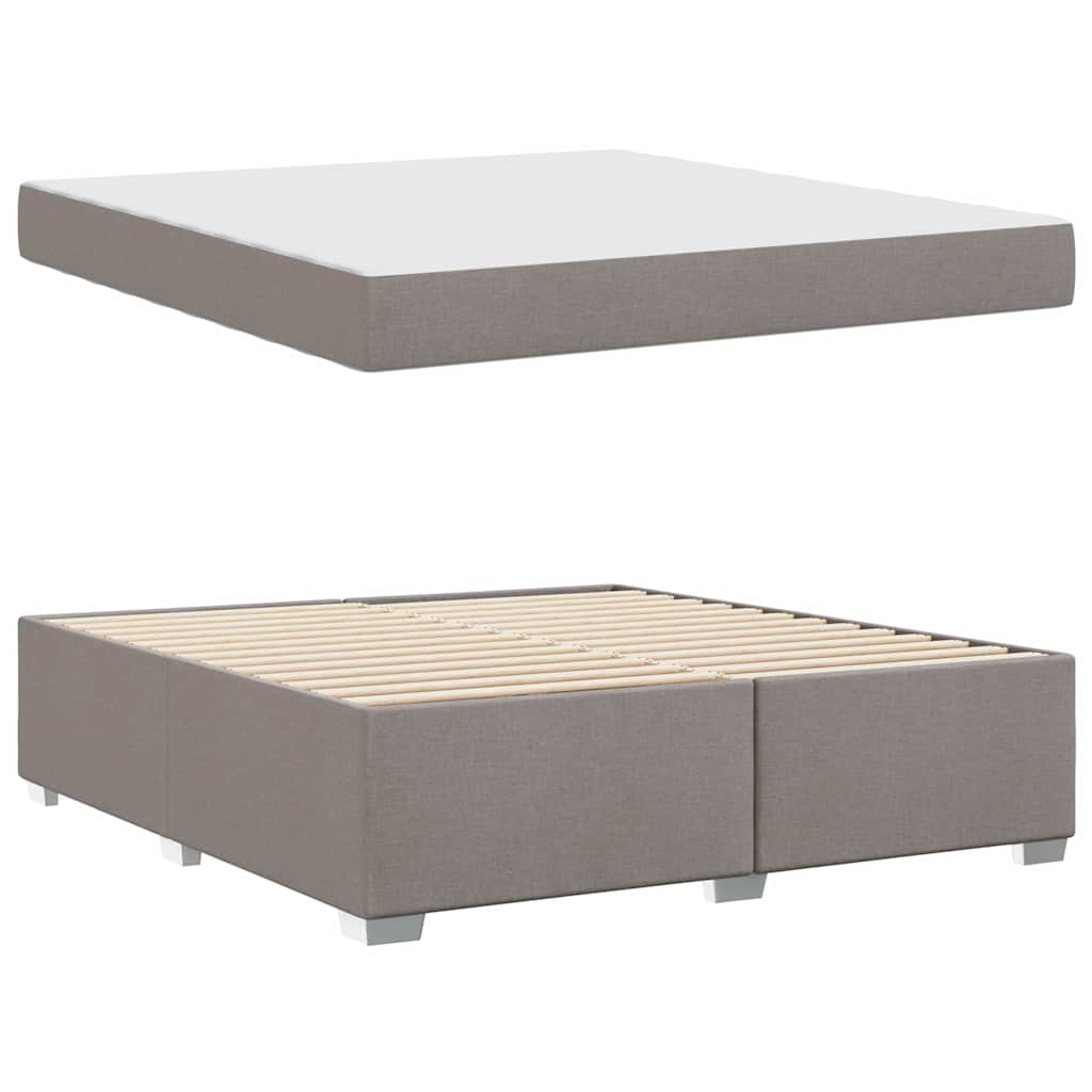 Bedframe Taupe 180 x 200 cm Stof