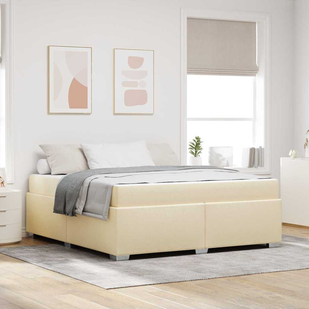 Bedframe Anders Crème 180 x 200 cm Stof