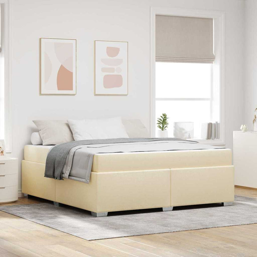Bedframe Anders Crème 180 x 200 cm Stof