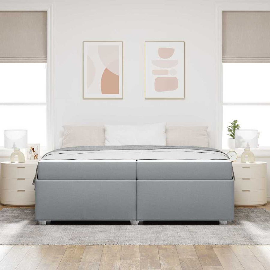 Bedframe Anders Lichtgrijs 200 x 200 cm Stof