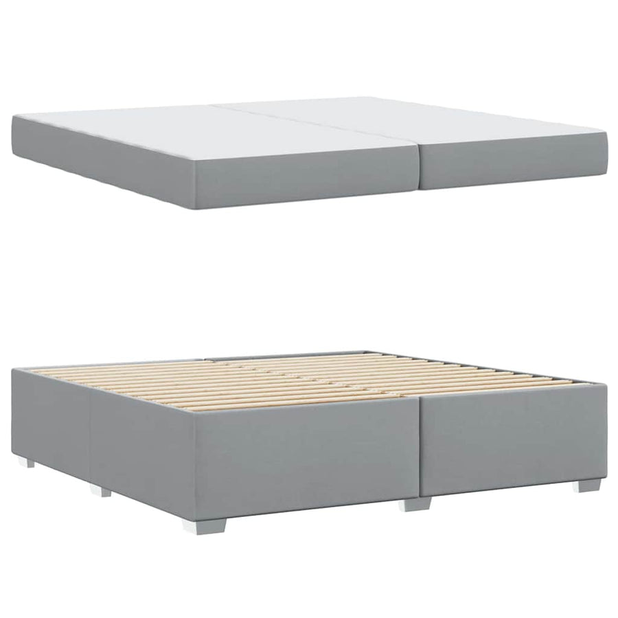 Bedframe Anders Lichtgrijs 200 x 200 cm Stof