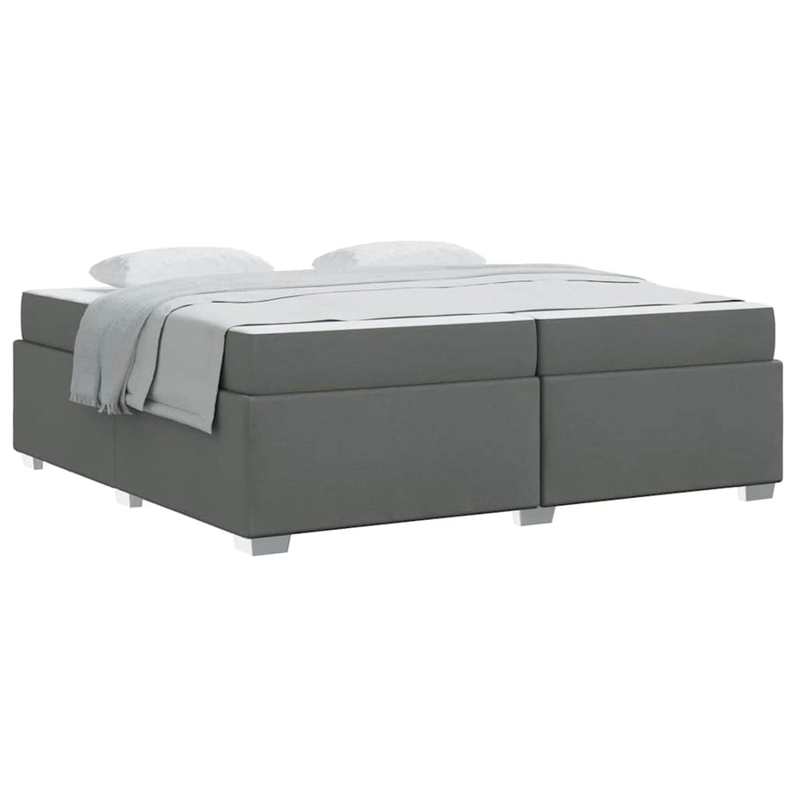 Bedframe Anders Donkergrijs 200 x 200 cm Stof