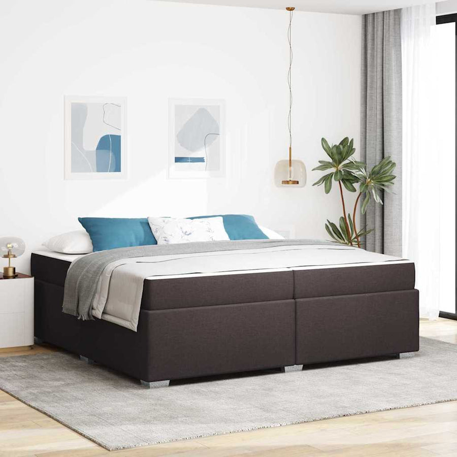 Bedframe Anders Donkerbruin 200 x 200 cm Stof