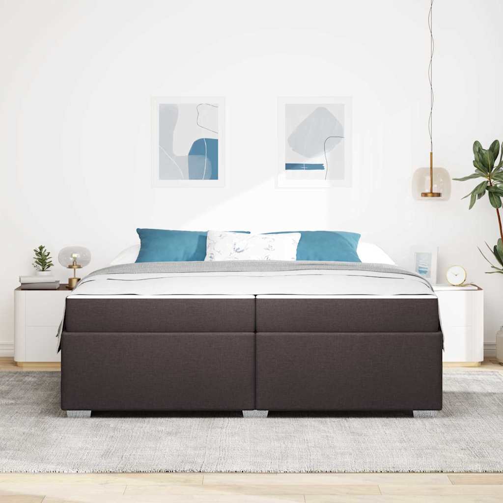 Bedframe Anders Donkerbruin 200 x 200 cm Stof