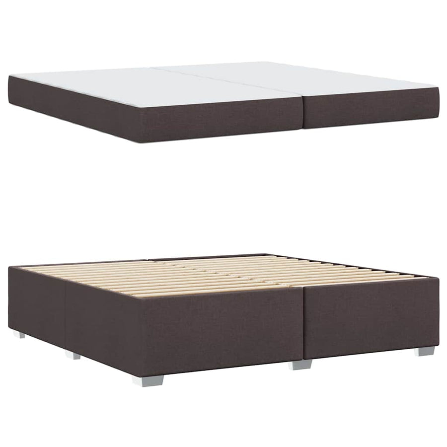 Bedframe Anders Donkerbruin 200 x 200 cm Stof