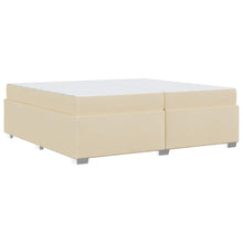 Bedframe Crème 200 x 200 cm Stof