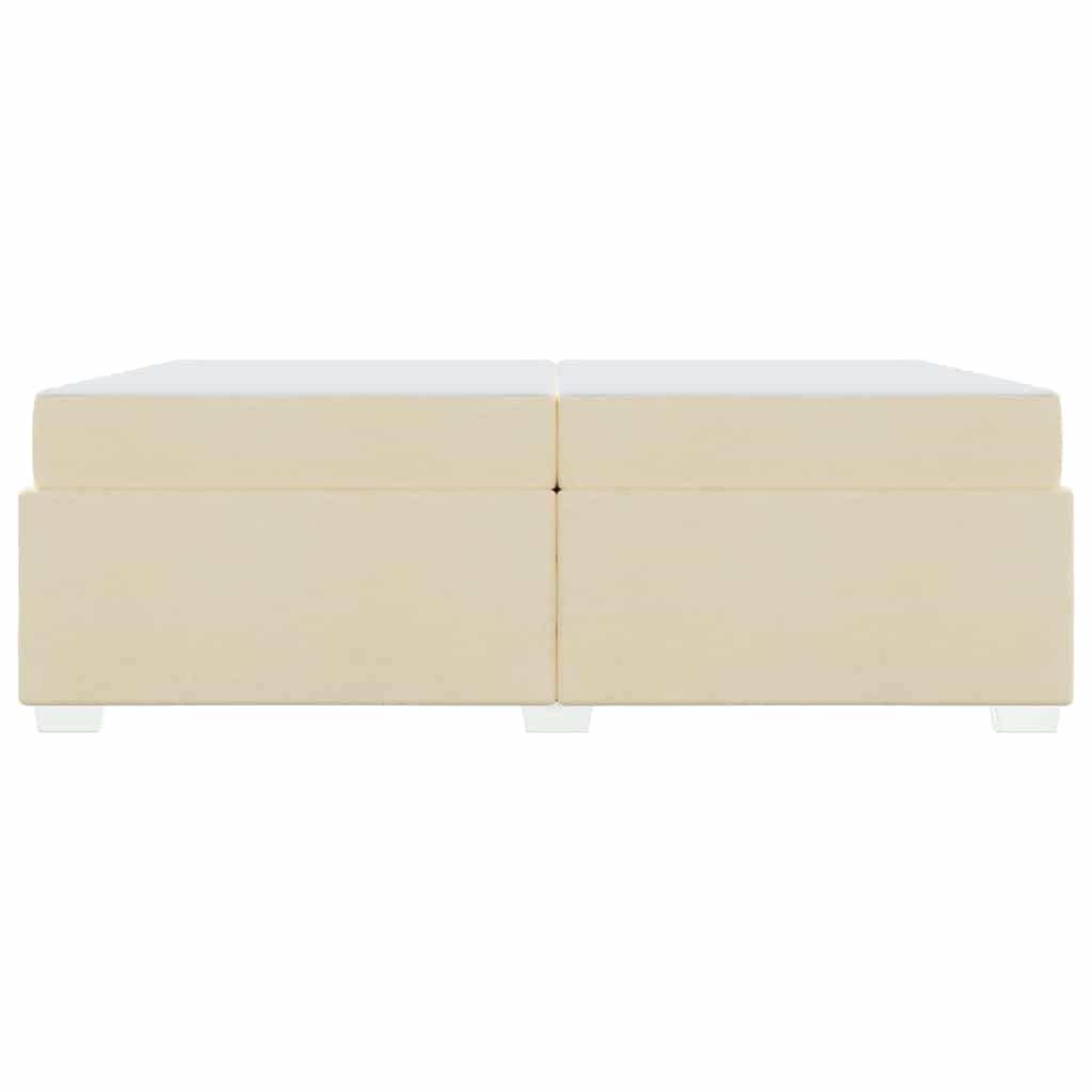 Bedframe Crème 200 x 200 cm Stof