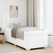 Bedframe 80x200 cm wit kunstleer