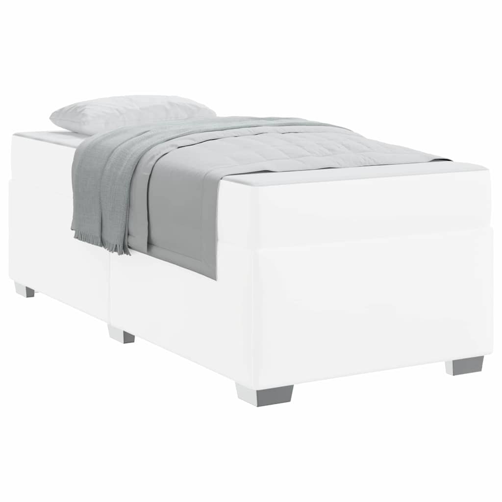 Bedframe Anders Wit 80 x 200 cm Kunstleer