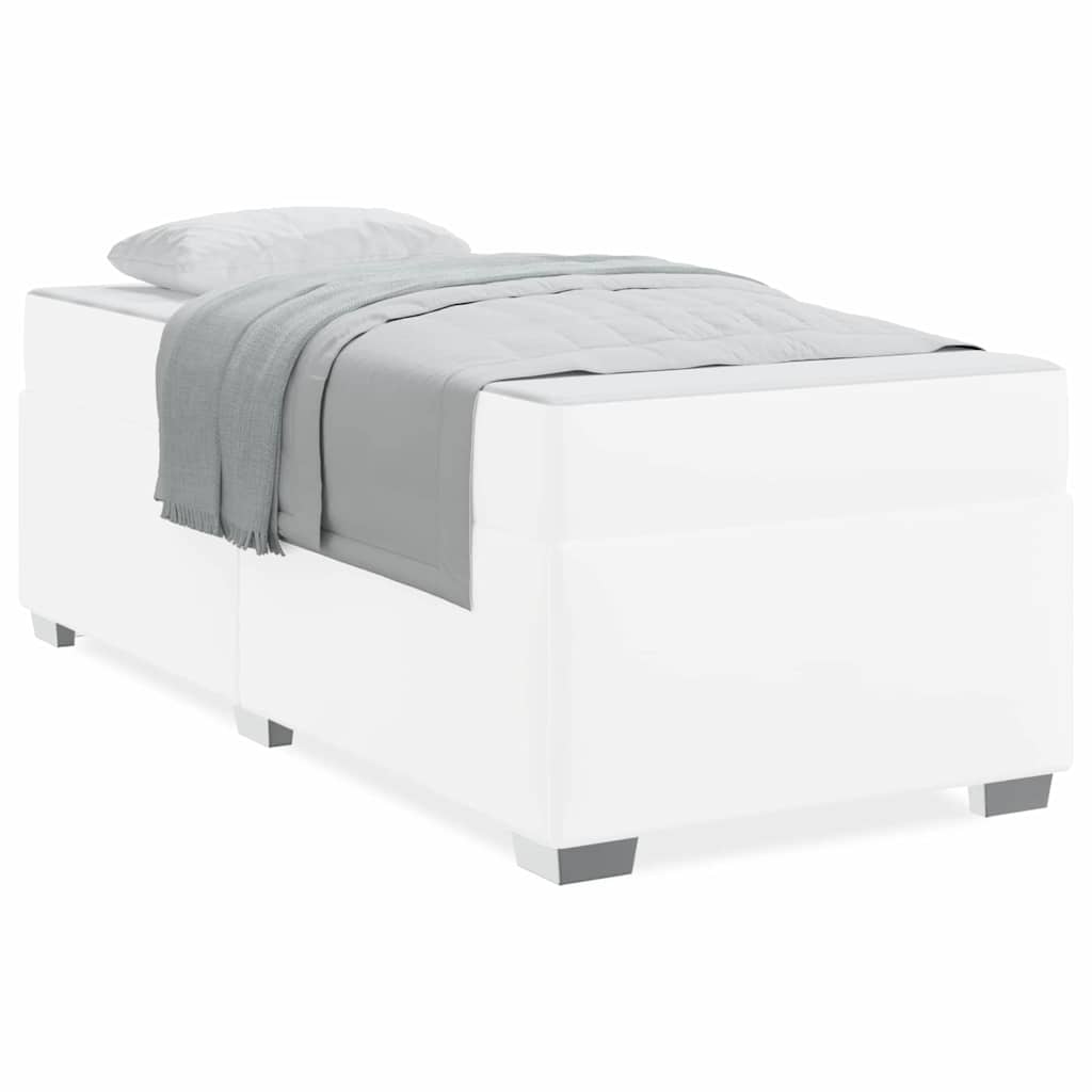 Bedframe Anders Wit 80 x 200 cm Kunstleer
