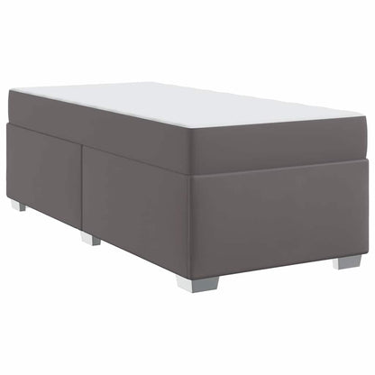 Bedframe Anders Grijs 80 x 200 cm Kunstleer