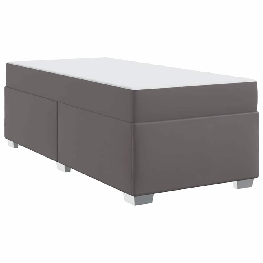 Bedframe Anders Grijs 80 x 200 cm Kunstleer