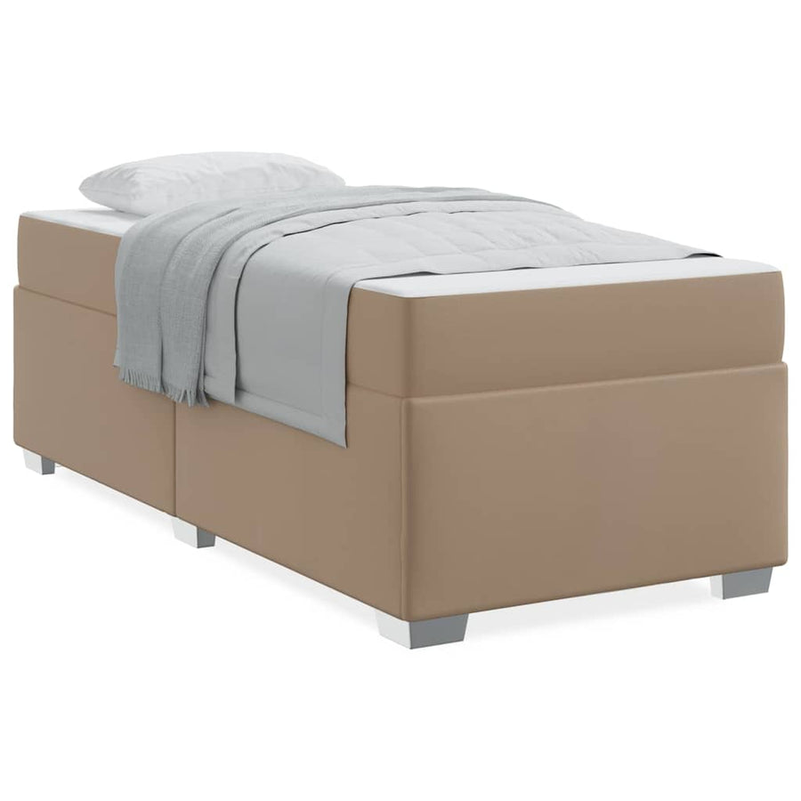 Bedframe Anders Cappuccino 80 x 200 cm Kunstleer