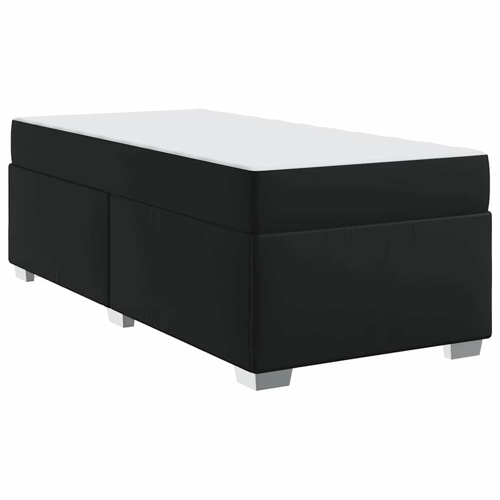 Bedframe Anders Zwart 90 x 190 cm Kunstleer